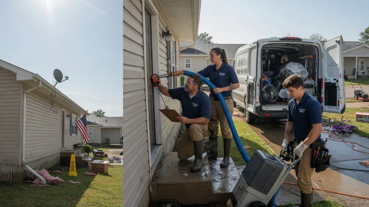 Ceiling Water Damage Restoration in Centerville, IA near me